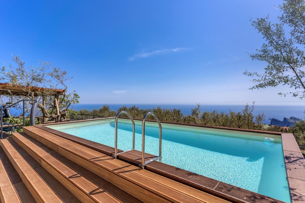 Villa Rusinella Minimalist Retreat With Sea Views Massa Lubrense Eksteriør bilde