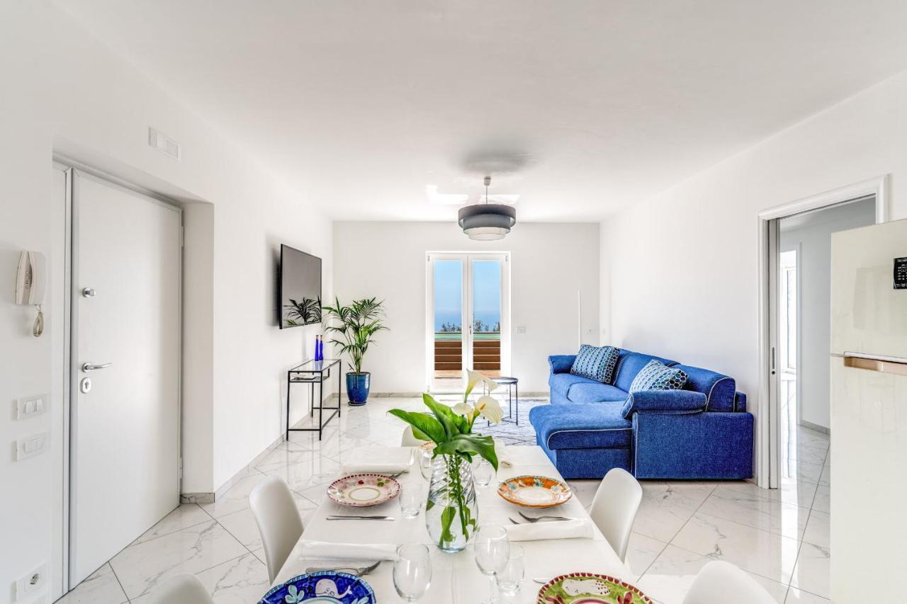 Villa Rusinella Minimalist Retreat With Sea Views Massa Lubrense Eksteriør bilde