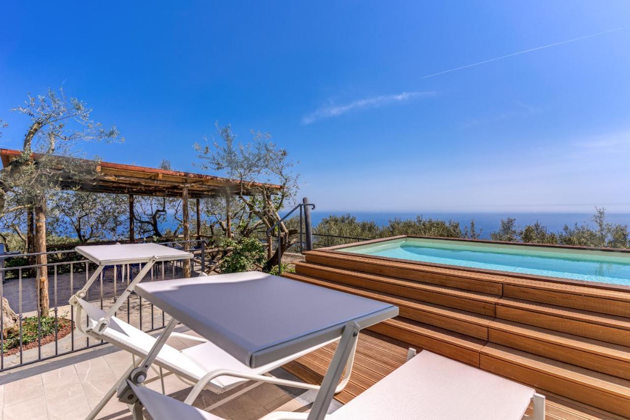 Villa Rusinella Minimalist Retreat With Sea Views Massa Lubrense Eksteriør bilde