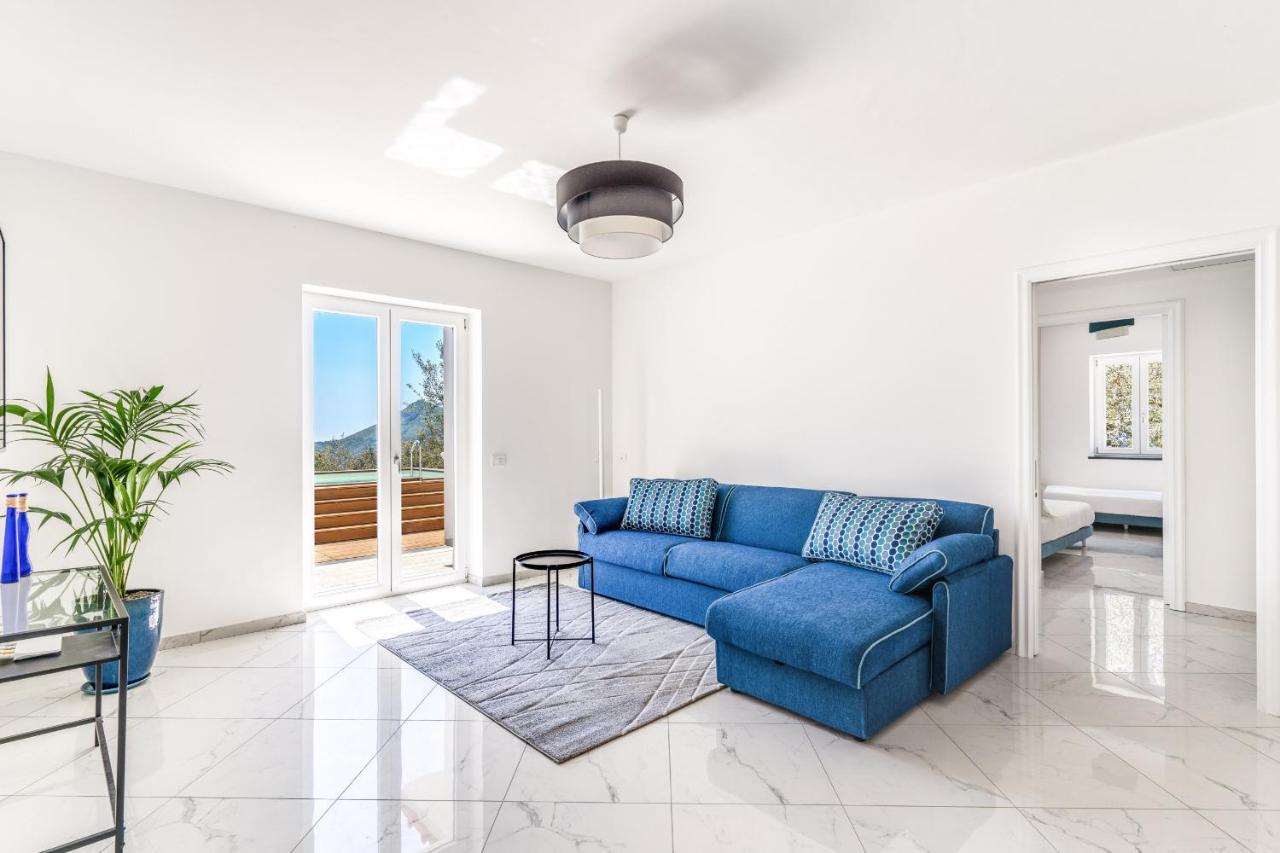 Villa Rusinella Minimalist Retreat With Sea Views Massa Lubrense Eksteriør bilde