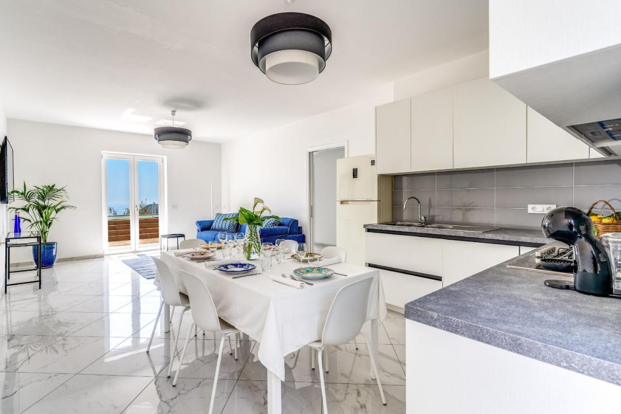 Villa Rusinella Minimalist Retreat With Sea Views Massa Lubrense Eksteriør bilde