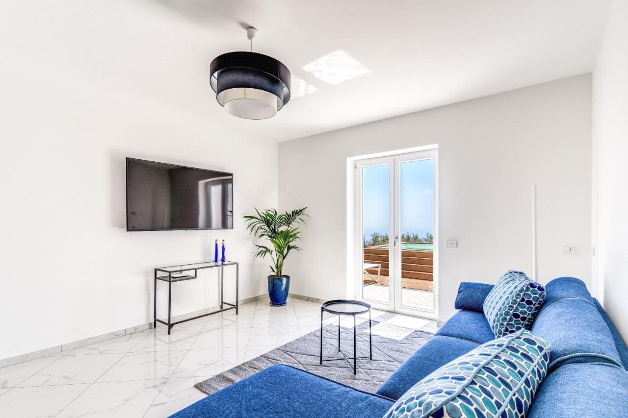 Villa Rusinella Minimalist Retreat With Sea Views Massa Lubrense Eksteriør bilde