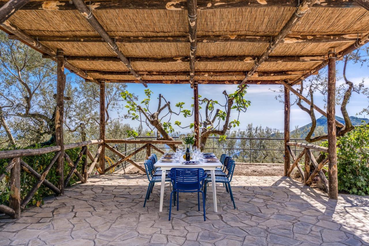 Villa Rusinella Minimalist Retreat With Sea Views Massa Lubrense Eksteriør bilde