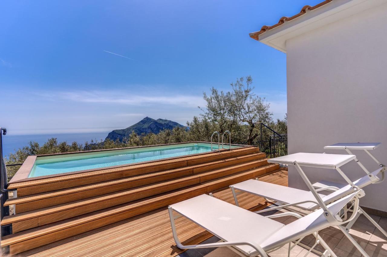 Villa Rusinella Minimalist Retreat With Sea Views Massa Lubrense Eksteriør bilde